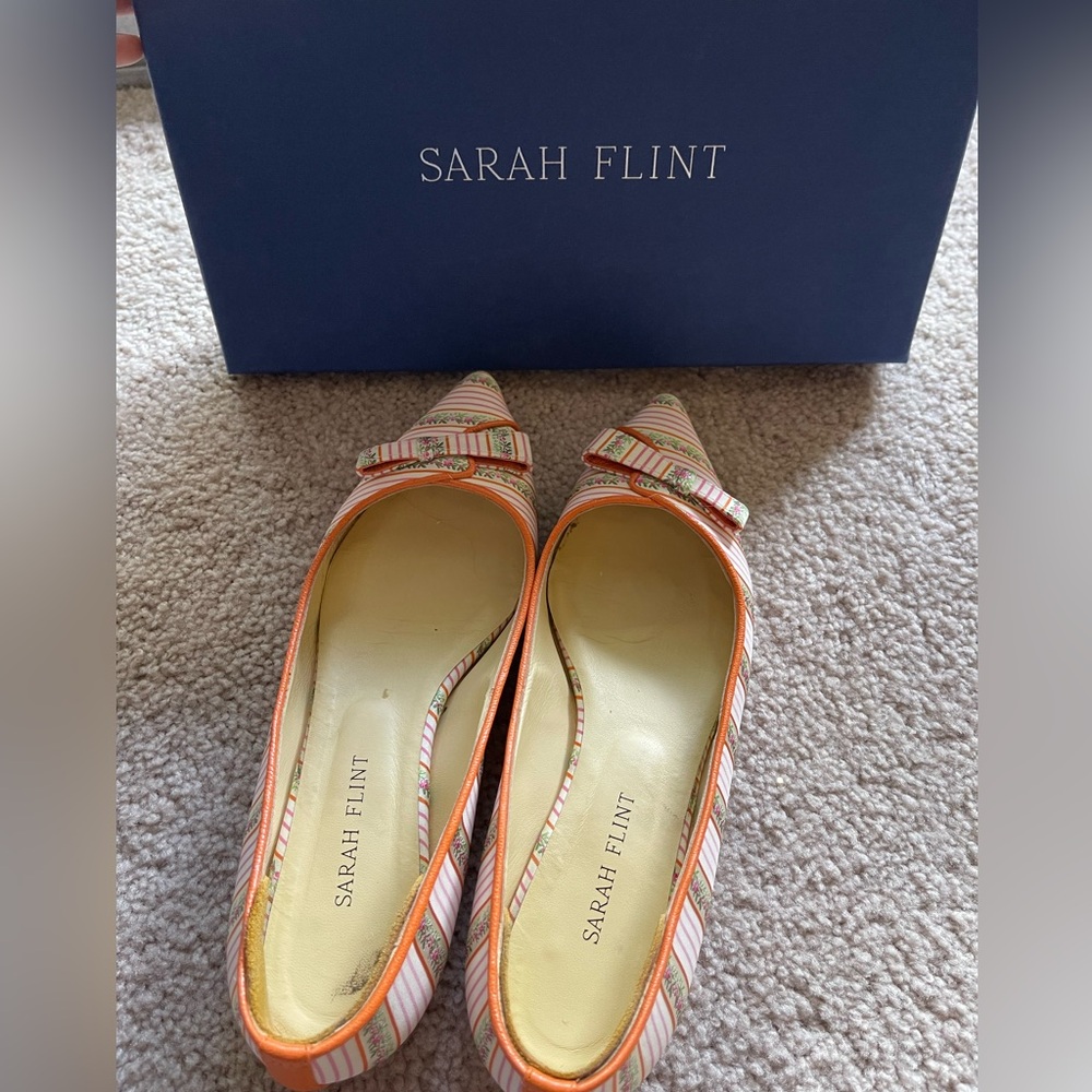 Sarah Flint Natalie Striped Heels